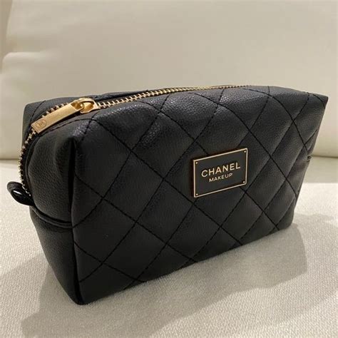 chanel makeup with bag|Chanel cosmetic bag price.